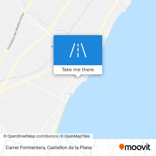 Carrer Formentera map