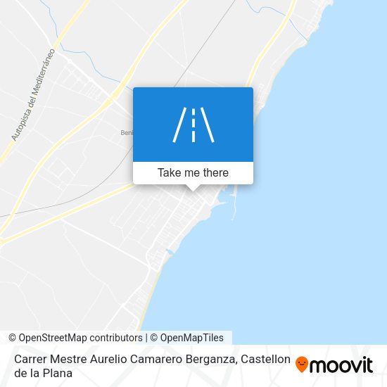 Carrer Mestre Aurelio Camarero Berganza map