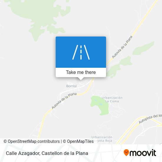 Calle Azagador map