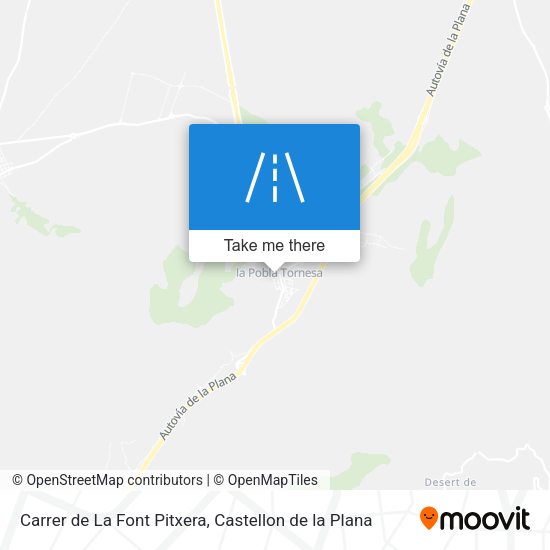 Carrer de La Font Pitxera map