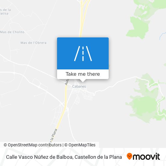 Calle Vasco Núñez de Balboa map