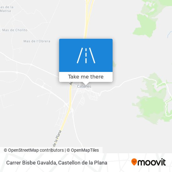 mapa Carrer Bisbe Gavalda