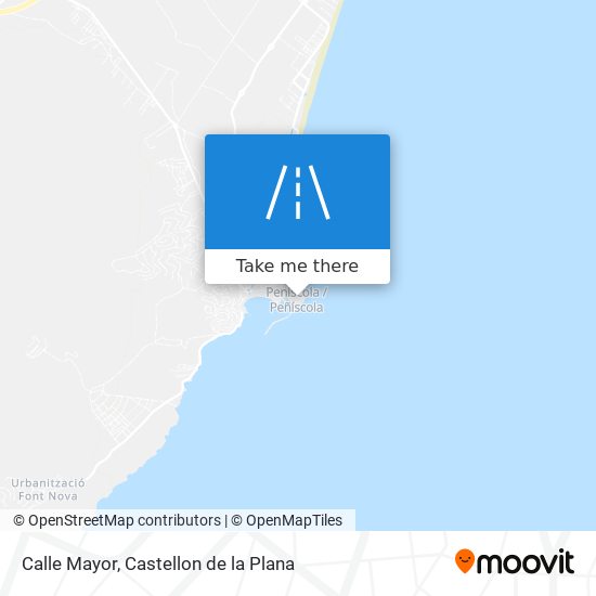 Calle Mayor map