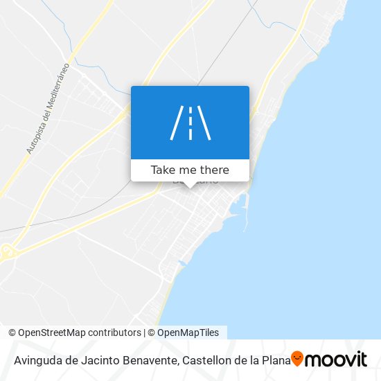 Avinguda de Jacinto Benavente map