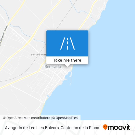 mapa Avinguda de Les Illes Balears