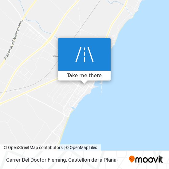 mapa Carrer Del Doctor Fleming