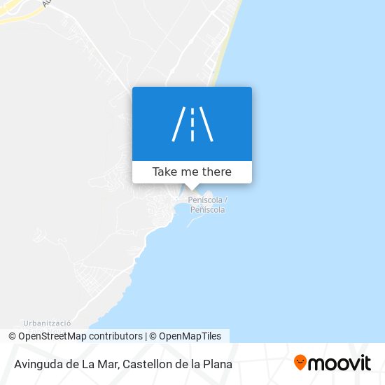 Avinguda de La Mar map