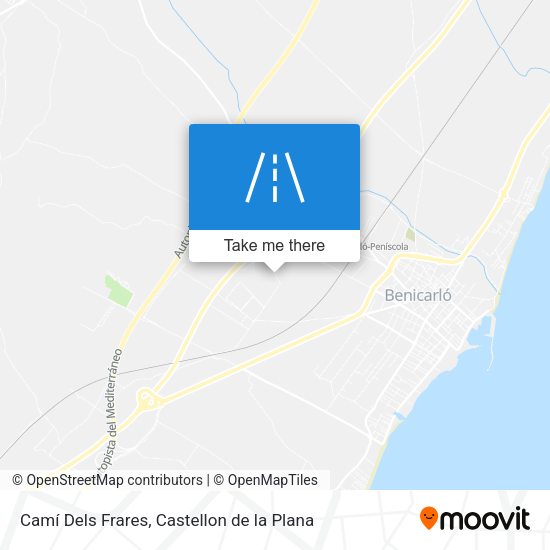 Camí Dels Frares map