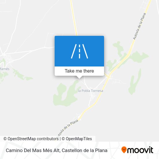 Camino Del Mas Més Alt map