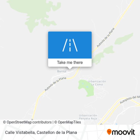 Calle Vistabella map