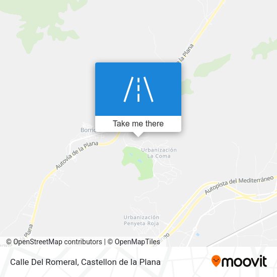 Calle Del Romeral map