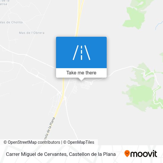 Carrer Miguel de Cervantes map