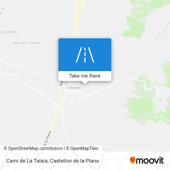 Cami de La Talaia map