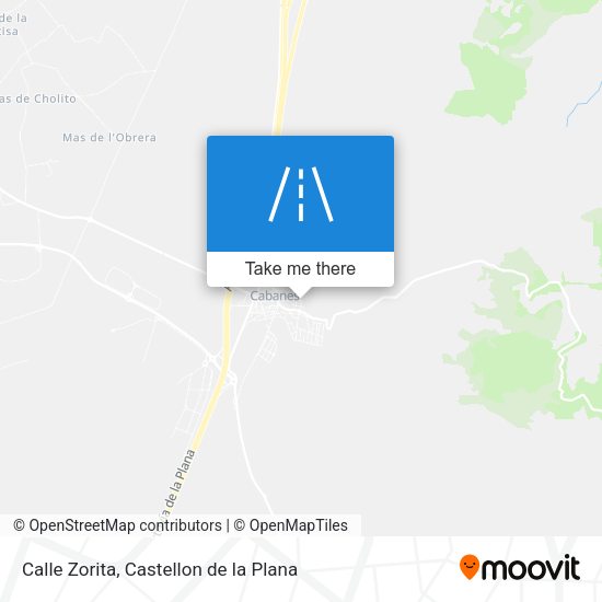 Calle Zorita map