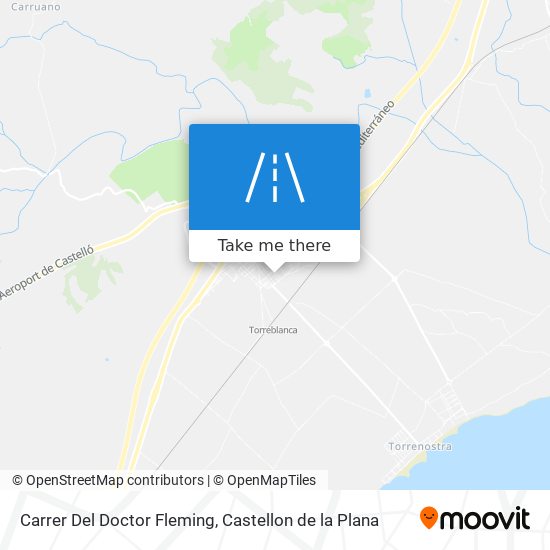 Carrer Del Doctor Fleming map