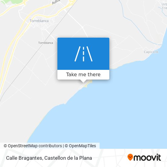 mapa Calle Bragantes