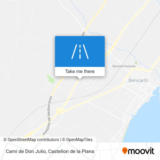 Camí de Don Julio map