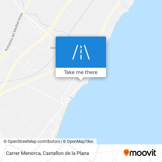 Carrer Menorca map