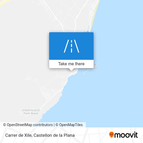 Carrer de Xile map