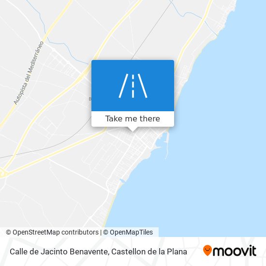 Calle de Jacinto Benavente map