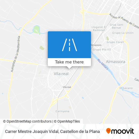 mapa Carrer Mestre Joaquín Vidal