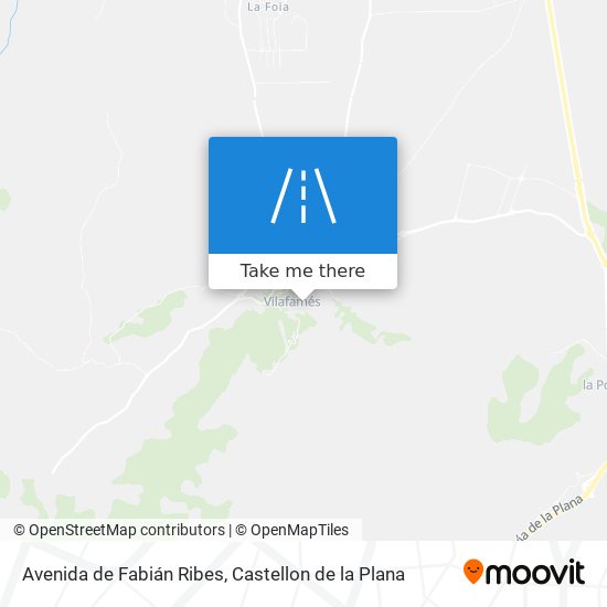 mapa Avenida de Fabián Ribes