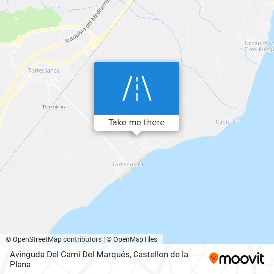 mapa Avinguda Del Camí Del Marqués