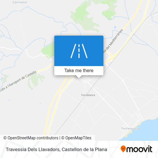Travessia Dels Llavadors map
