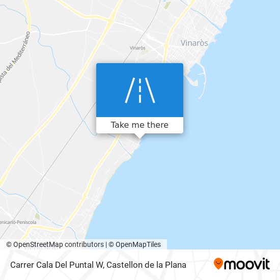 mapa Carrer Cala Del Puntal W