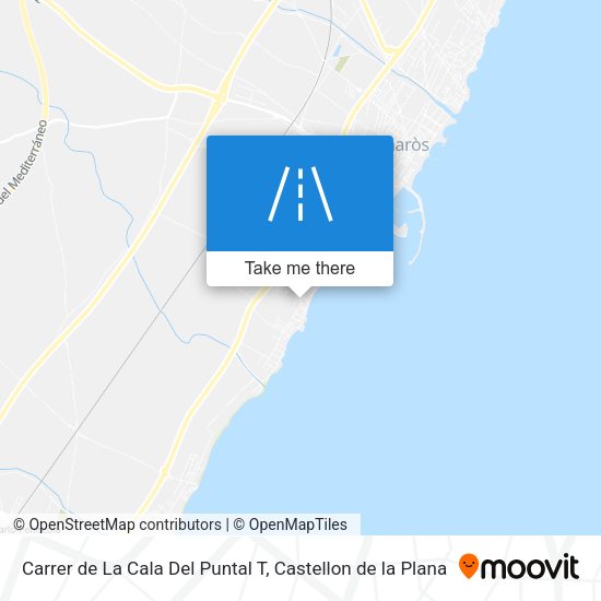 Carrer de La Cala Del Puntal T map