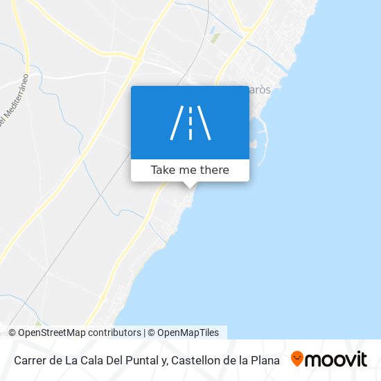 mapa Carrer de La Cala Del Puntal y