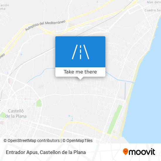 Entrador Apus map