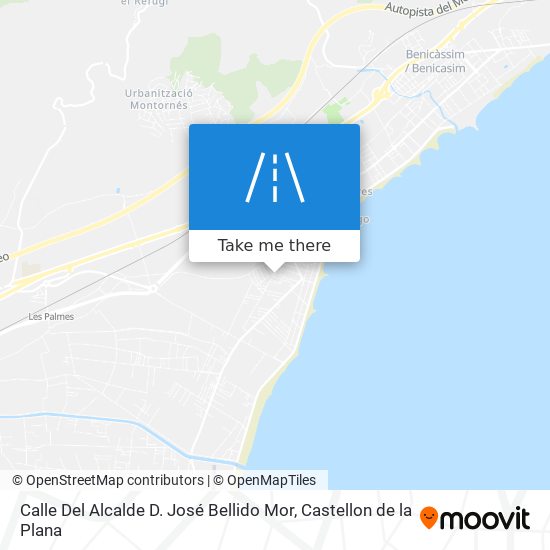 mapa Calle Del Alcalde D. José Bellido Mor