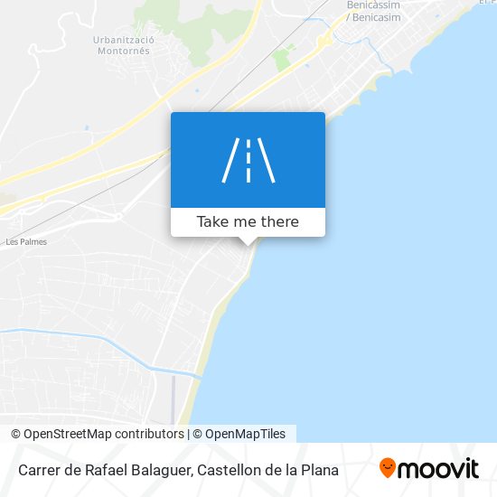 mapa Carrer de Rafael Balaguer