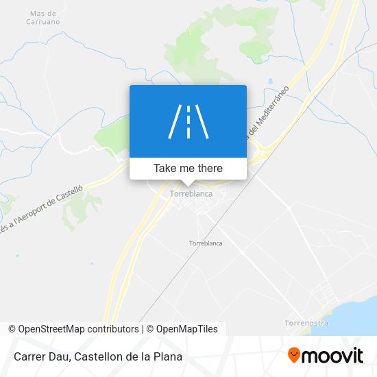 Carrer Dau map