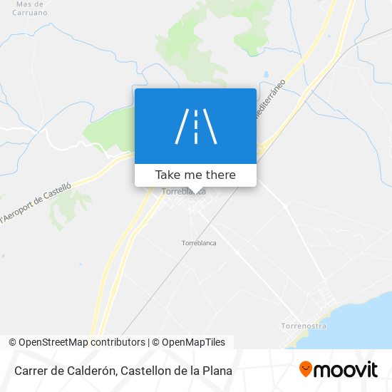mapa Carrer de Calderón
