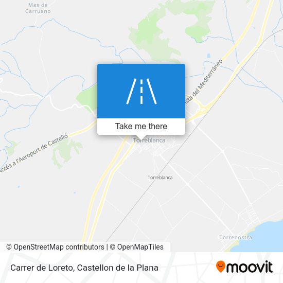 Carrer de Loreto map