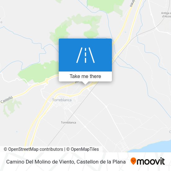 Camino Del Molino de Viento map