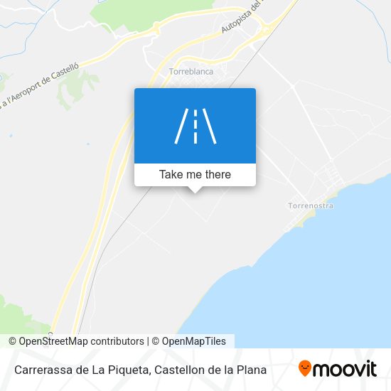 Carrerassa de La Piqueta map
