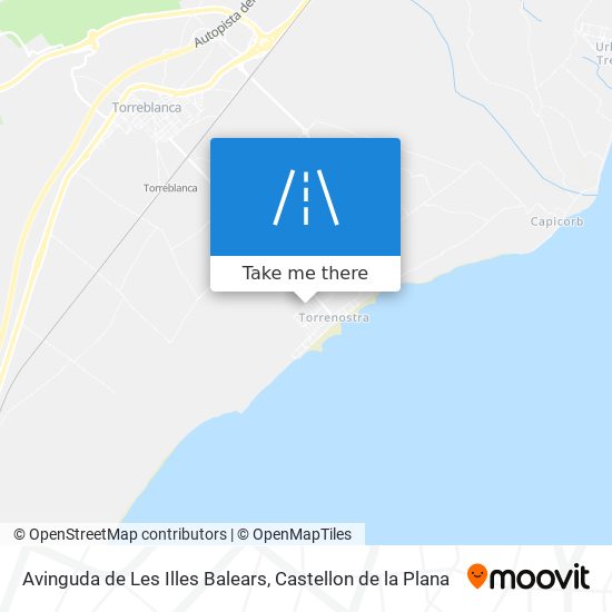 Avinguda de Les Illes Balears map