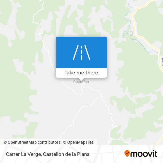 mapa Carrer La Verge