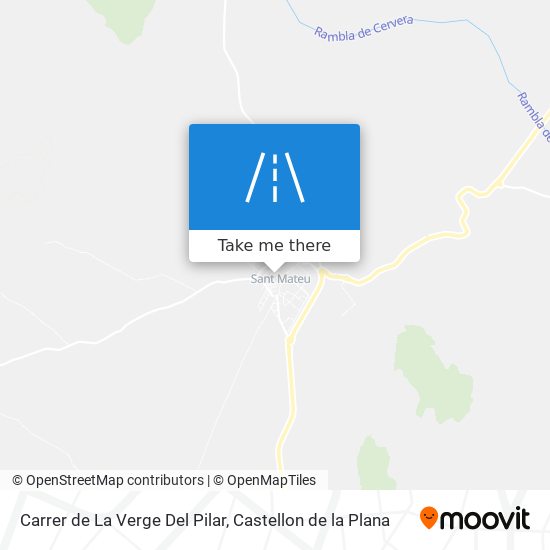 mapa Carrer de La Verge Del Pilar