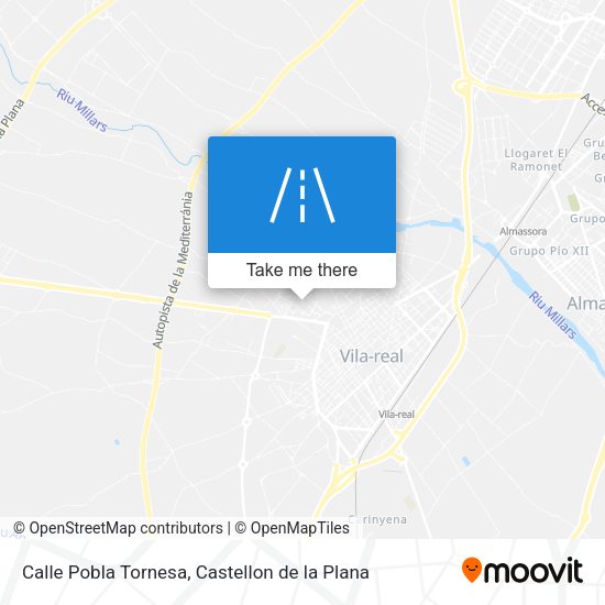 Calle Pobla Tornesa map