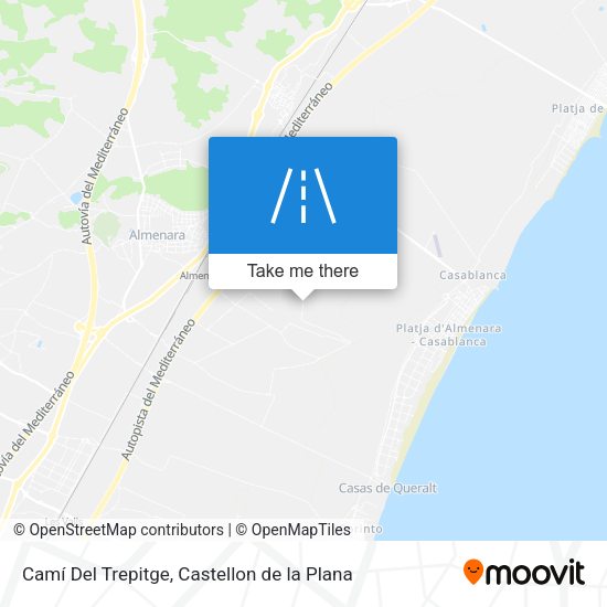 Camí Del Trepitge map