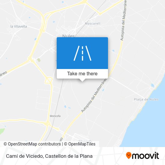 Camí de Viciedo map
