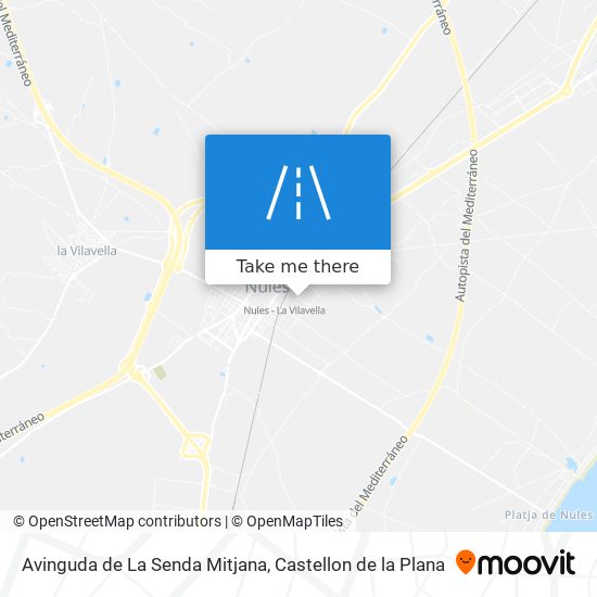 Avinguda de La Senda Mitjana map