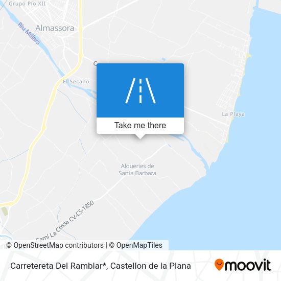 Carretereta Del Ramblar* map