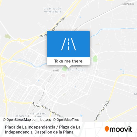 mapa Plaça de La Independència / Plaza de La Independencia