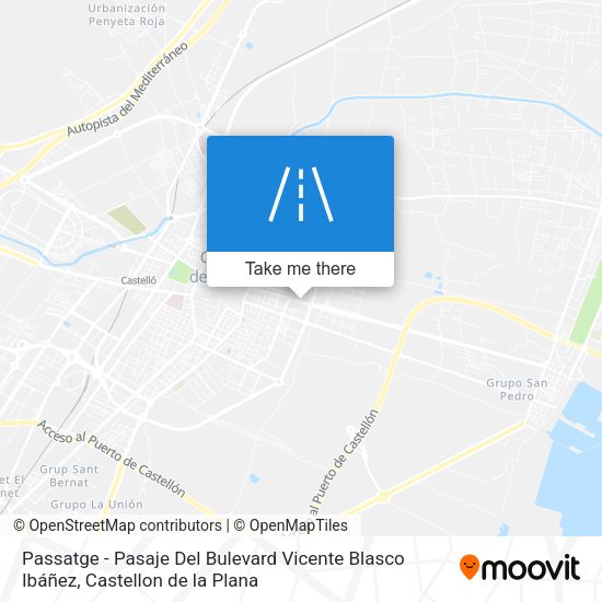 Passatge - Pasaje Del Bulevard Vicente Blasco Ibáñez map