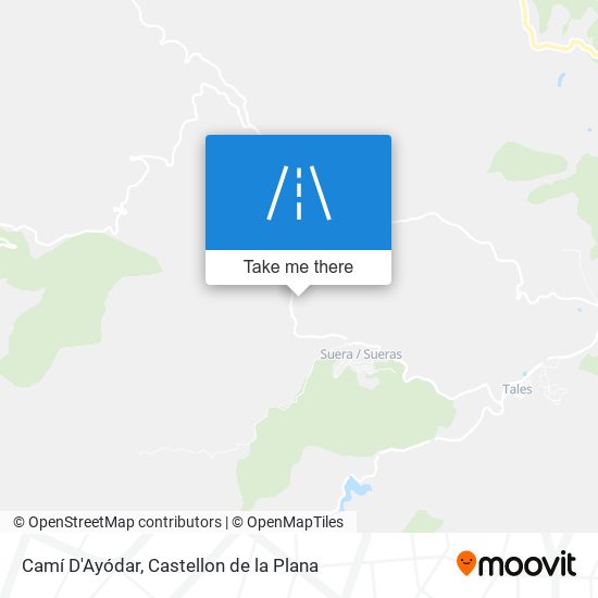 Camí D'Ayódar map